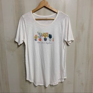 Old Navy Succulent Tee Size Medium